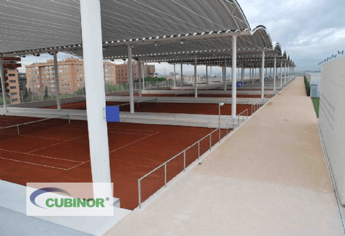 Cubiertas para pistas de tenis en Madrid