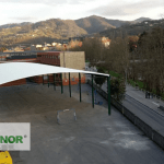 Cubierta para pista polideportiva en Asturias